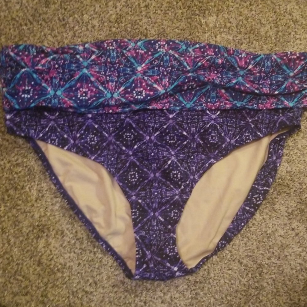 NWT high rise bikini bottom